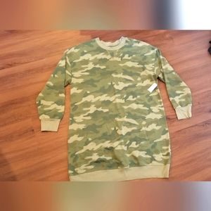 NWT Old navy camo sweatshirt dress